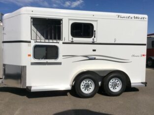 2021 Trails West Classic 2 Horse Trailer